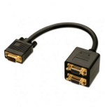 MACH POWER CAVO SDOPPIATORE DA 1 PORTA VGA MASCHIO A 2 PORTE VGA FEMMINA CV-AD-001