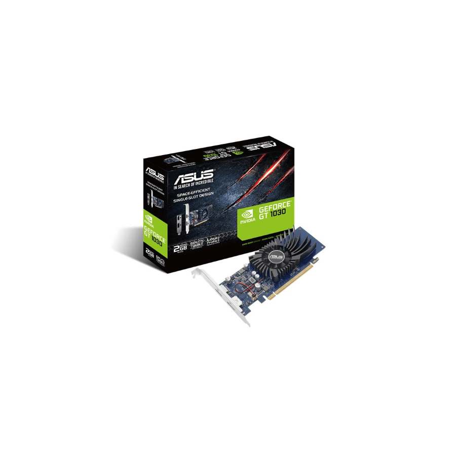 SCHEDA VIDEO 2GB GDDR5 ASUS GT1030 DISSIPAZIONE ATTIVA GT1030-2G-BRK