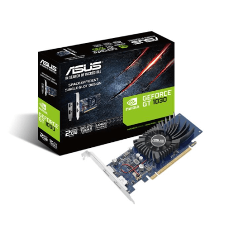 SCHEDA VIDEO 2GB GDDR5 ASUS GT1030 DISSIPAZIONE ATTIVA GT1030-2G-BRK