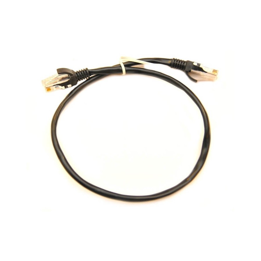 Cavo UTP PatchCord 0,50 Metri  50 CM cat.5e colore NERO