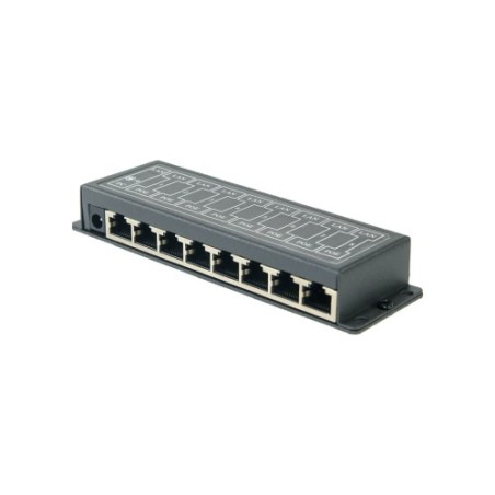 ADATTATORE POE 8-PORTE CON CUSTODIA CDR-POE-8P-DESK