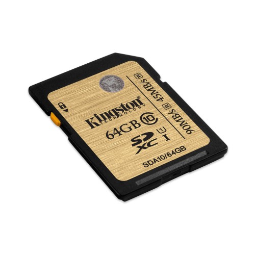 KINGSTON MEMORY CARD SD SDHC/SDXC C10 UHS-I 64GB SDA10/64GB