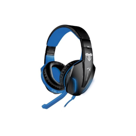 CUFFIE + MICROFONO 3.5MM GAMING TECHMADE TM-FL1 BLU