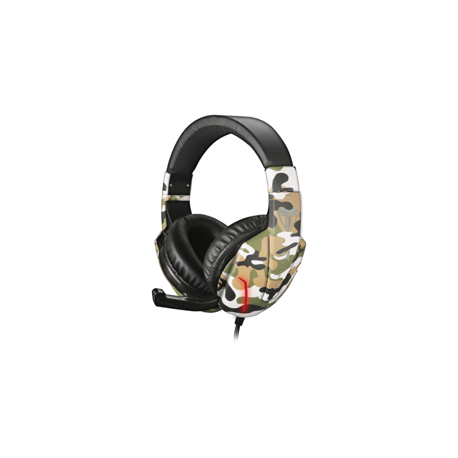 CUFFIE + MICROFONO 3.5MM GAMING TECHMADE TM-FL1 CAMOUFLAGE