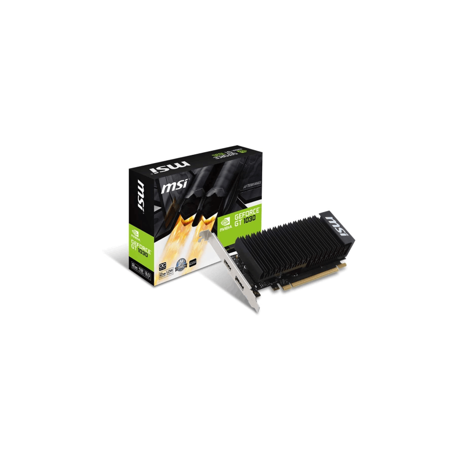 SCHEDA VIDEO 2GB MSI GT1030 DISSIPAZIONE PASSIVA GT-1030-2GH-LP-OC