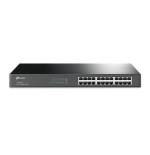 SWITCH RACK 24 PORTE GIGABIT 10/100/1000MBPS TP-LINK TL-SG1024