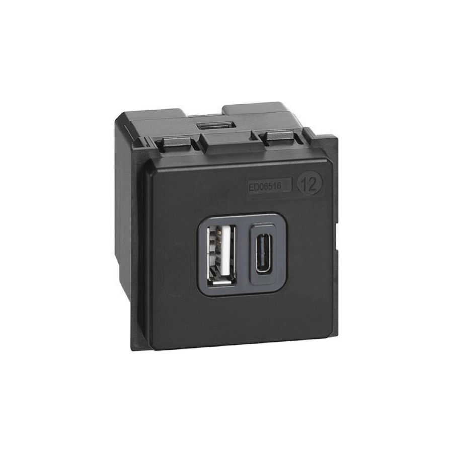 L.NOW - CARICATORE USB TIPO A E C 2M