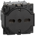 L.NOW - PRESA FLAT 16A STD GER/ITA NERA