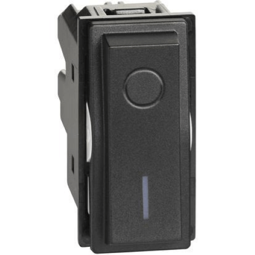 L.NOW - INTERRUTTORE 2P 16AX NERO