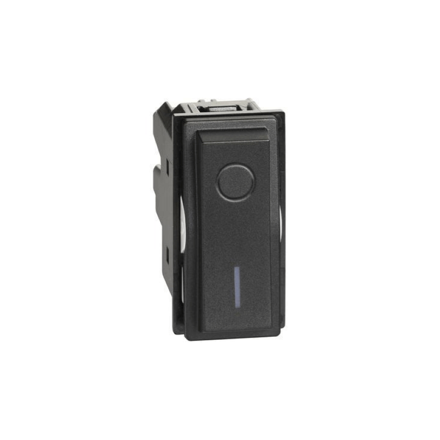 L.NOW - INTERRUTTORE 2P 16AX NERO