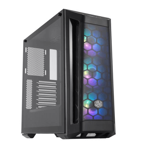 CASE COOLER MASTER MASTERBOX MB511 BLACK ATX 2X3.5/2.5 2XUSB3.0 ARGB LATO TRASPARENTE - NO ALIMENTATORE 