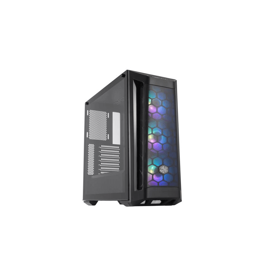 CASE COOLER MASTER MASTERBOX MB511 BLACK ATX 2X3.5/2.5 2XUSB3.0 ARGB LATO TRASPARENTE - NO ALIMENTATORE 