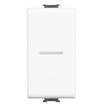 MATIX - PULSANTE AX 1P 10A 1M BIANCO