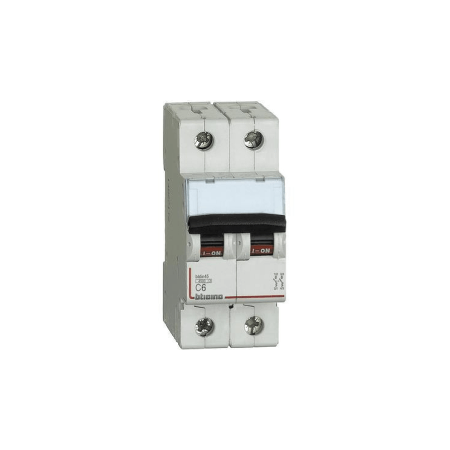 BTDIN45 - MAGNETOT 2P CURVA C 6A 4,5KA