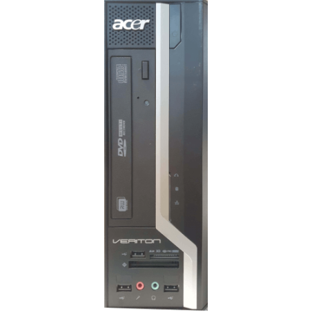 PC DESKTOP RICONDIZIONATO ACER VERITON X2610G I3-2120/4GB/HD 320GB/CARD READER/WIN10PRO (VGA+DVI-D)