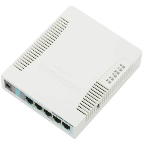 MIKROTIK ROUTERBOARD RB951G-2HnD - Wireless Access Point, 5xLAN, 2,4Ghz RouterOS Lv.4