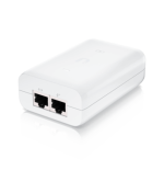 Ubiquiti PoE Injector 802.3AT U-POE-at-EU compatibile con U6-LR, U6-Lite, U6-Pro
