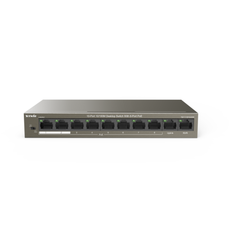 TENDA TEF1110P-63W 8-Port10/100Mbps POE + 2 port