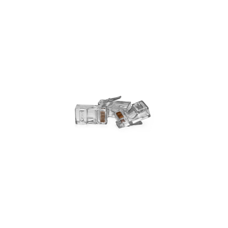 CONNETTORI TRASPARENTI RJ45 UTP VULTECH 50 PZ. 8P8C (SN21401)