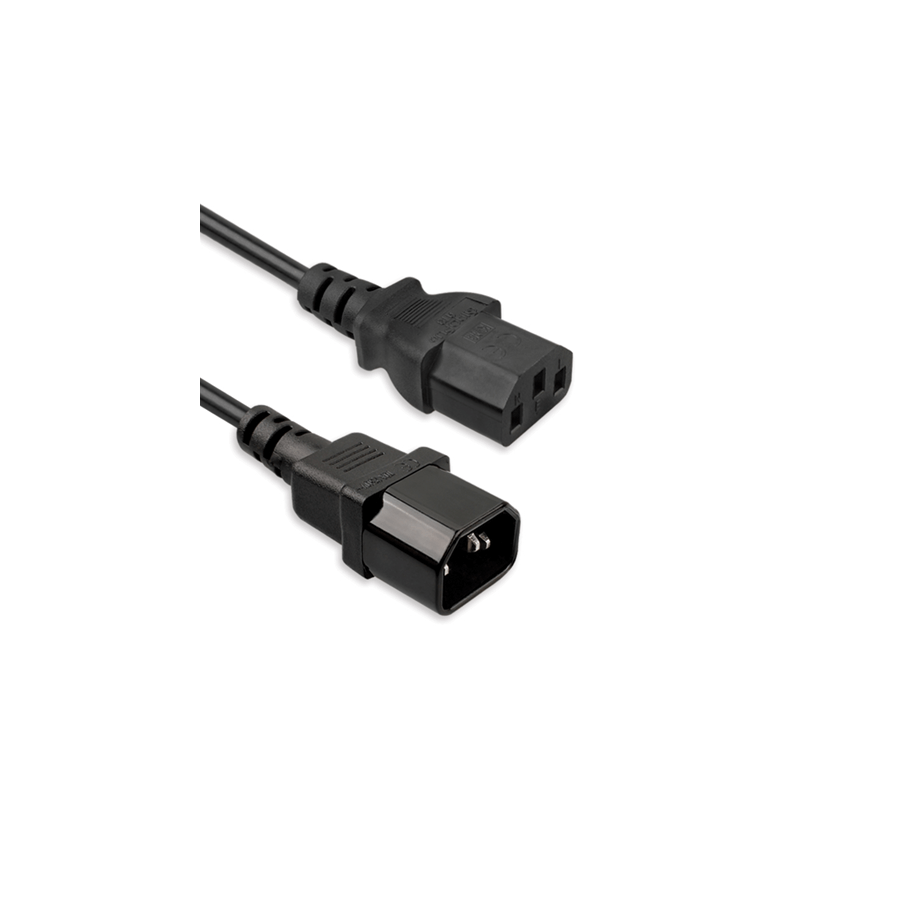 CAVO PROLUNGA ALIMENTAZIONE VULTECH (ALIM15-IN) IEC13 FEMMINA TO IEC 14 MASCHIO