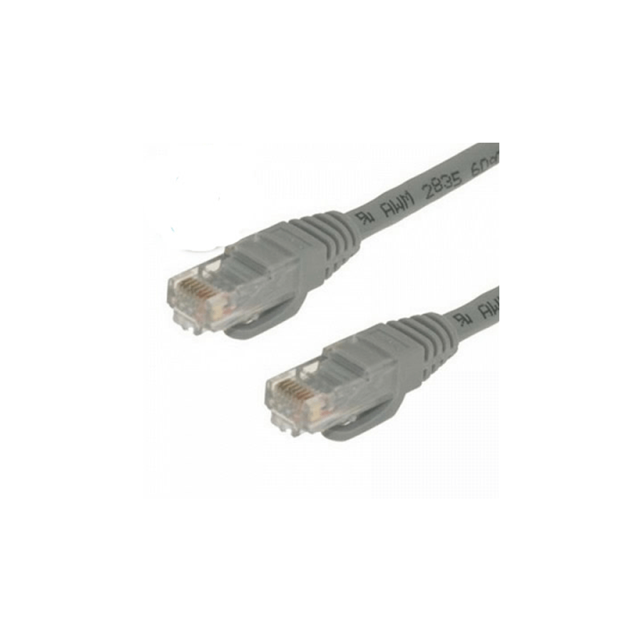 MACHPOWER CAVO LAN ETHERNET UTP CAT. 5E 5m CCA PLUG RJ45 GRIGIO - CV-PU5CCP-050-GR (EX CV-LAN-003)