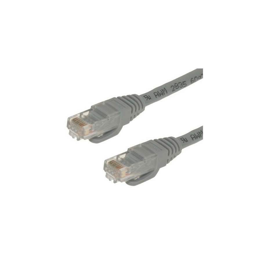 MACH POWER CAVO LAN ETHERNET UTP CAT.5 2MT GRIGIO - CV-PU5CCP-020-GR (EX CV-LAN-001)