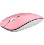 MOUSE FLAT FL-M02 WIRELESS PINK EXSAL