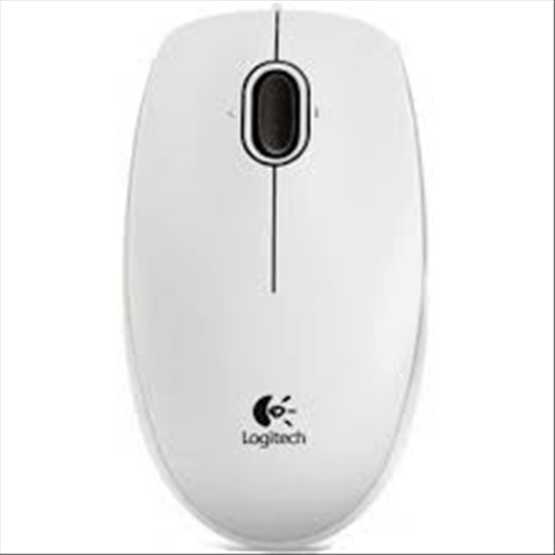 MOUSE LOGITECH B100 WHITE FOR BUSINESS