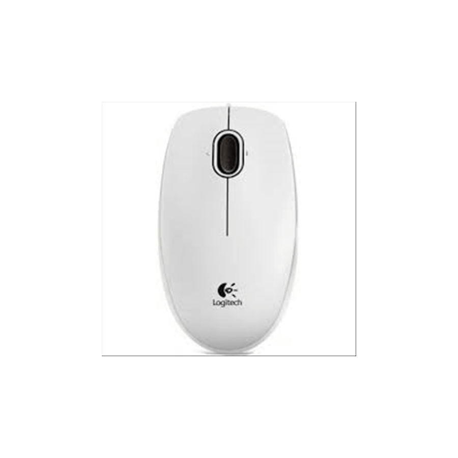 MOUSE LOGITECH B100 WHITE FOR BUSINESS