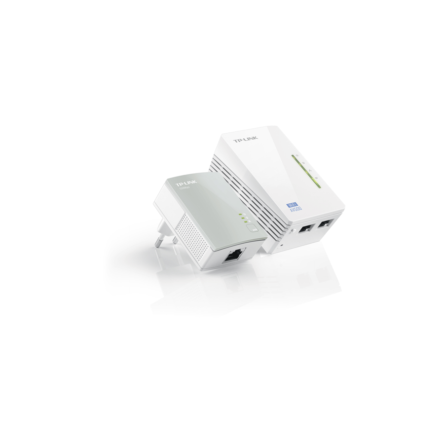 STARTER KIT POWERLINE AV600 WIRELESS N 300MBPS 2*ETHERNET TP-LINK TL-WPA4220KIT