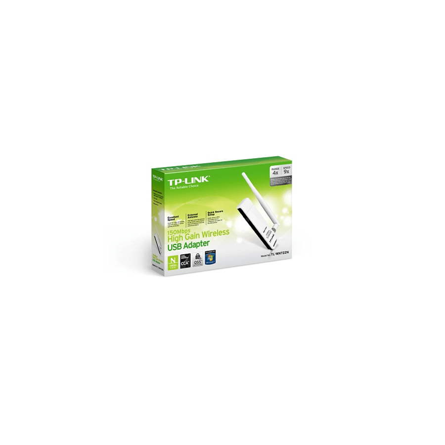 SCHEDA DI RETE WIRELESS N 150MBPS ALTO GUADAGNO USB TP-LINK TL-WN722N