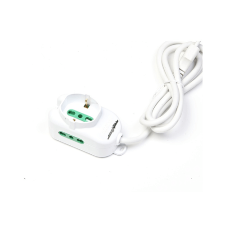 MACHPOWER MULTIPRESA 3 POSTI - 1 SHUKO/BIPASSO E 2 BIPASSO - SPINA ITA 16A MP-3074