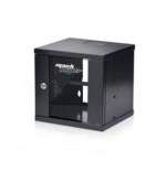 RACK 10" A PARETE 6U 325x300X370 1*RIP., LAT.REM., NERO