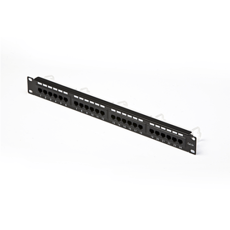 PATCH PANEL 24 PORTE RJ45 U/UTP CAT. 5e PER RACK 19"