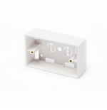 BOX IN PLASTICA MOD. 503 PER PLACCHE COL. BIANCO, 4,8CM