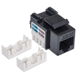 FRUTTO KEYSTON RJ45 UTP CAT5E, COLORE NERO