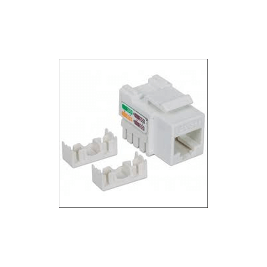 FRUTTO KEYSTON RJ45 UTP CAT5E, COLORE BIANCO