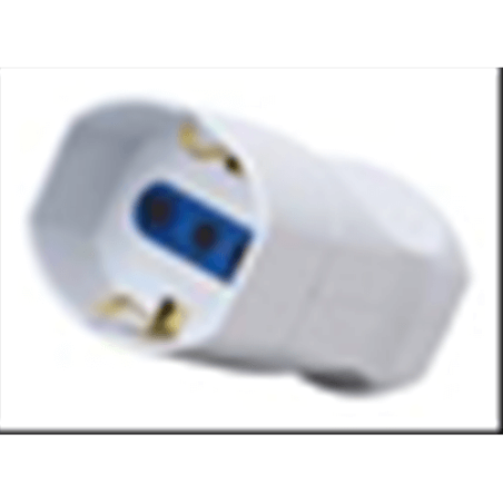 MACH POWER PRESA 10/16A BIPASSO - SCHUKO 2P+T BIANCA MP-SA1015