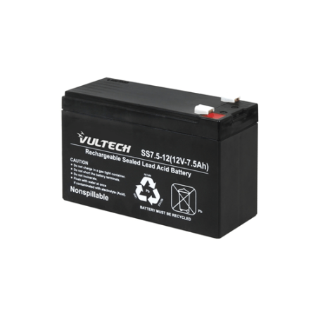 VULTECH BATTERIA ERMETICA AL PIOMBO PER UPS GS-7AH 12V 7,5A