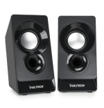 CASSE ACUSTICHE 2.0 AUTOALIMENTATE USB 2.0 VULTECH SP-320N 3W RMS  NERE