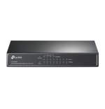 SWITCH DESKTOP 8 PORTE GIGABIT, 4 PORTE POE 10/100/1000MBPS TP-LINK TL-SG1008P