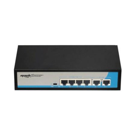 MACH POWER SWITCH 4*POE + 2*UPLINK 10/100MBPS 60W VLAN UP TO 250M SW-UF4P2LV-066