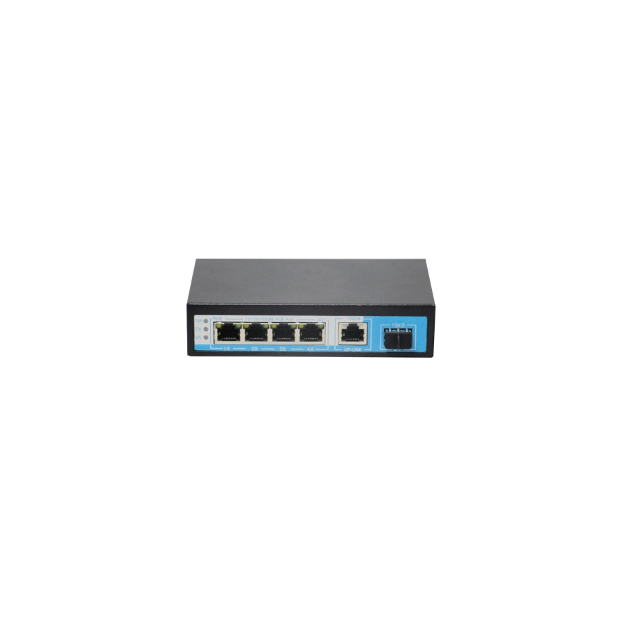 MACH POWER SWITCH 4*POE + 1*UPLINK GIGABIT + 1*SFP 65W UP TO 250M SW-UG4P1L1S-068