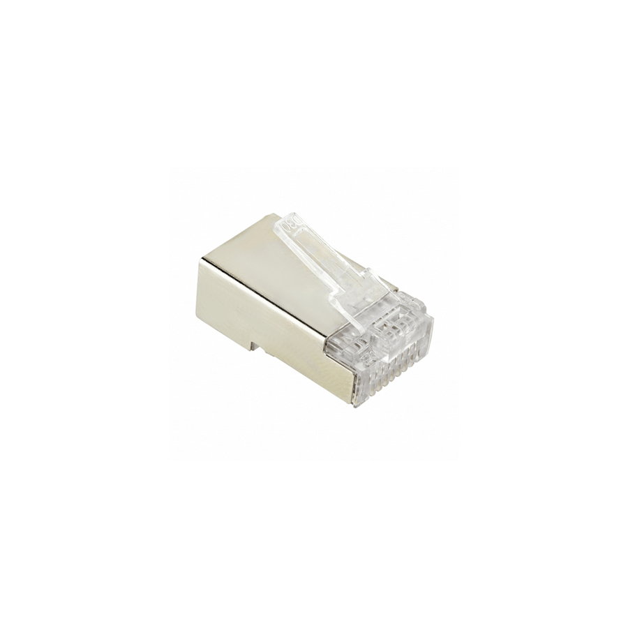 CONNETTORI SCHERMATI RJ45 FTP VULTECH 50 PZ. 8P8C (SN21404)