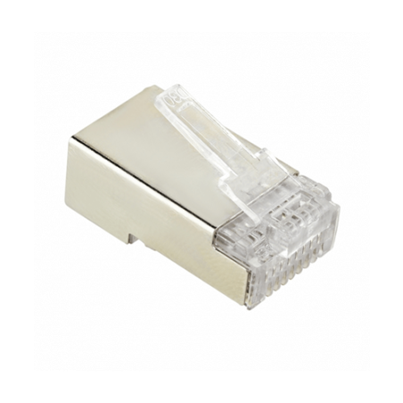 CONNETTORI SCHERMATI RJ45 FTP VULTECH 50 PZ. 8P8C (SN21404)