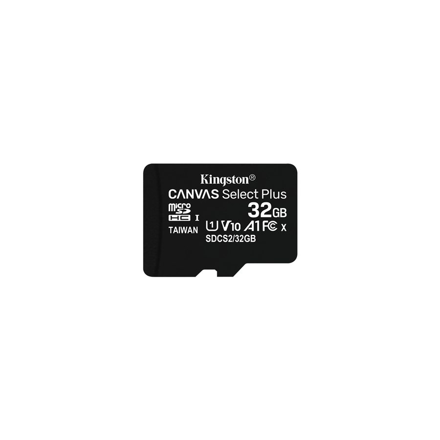 MEMORY CARD MICROSD 32GB UHS-I C10 KINGSTON CANVAS SELECT SDCS2/32GB