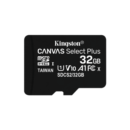 MEMORY CARD MICROSD 32GB UHS-I C10 KINGSTON CANVAS SELECT SDCS2/32GB