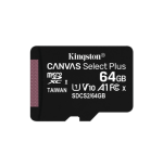 MEMORY CARD MICROSD 64GB UHS-I C10 KINGSTON CANVAS SELECT SDCS2/64GB