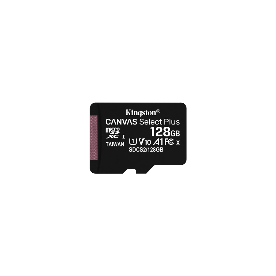 MEMORY CARD MICROSD 128GB UHS-I C10 KINGSTON CANVAS SELECT SDCS2/128GB
