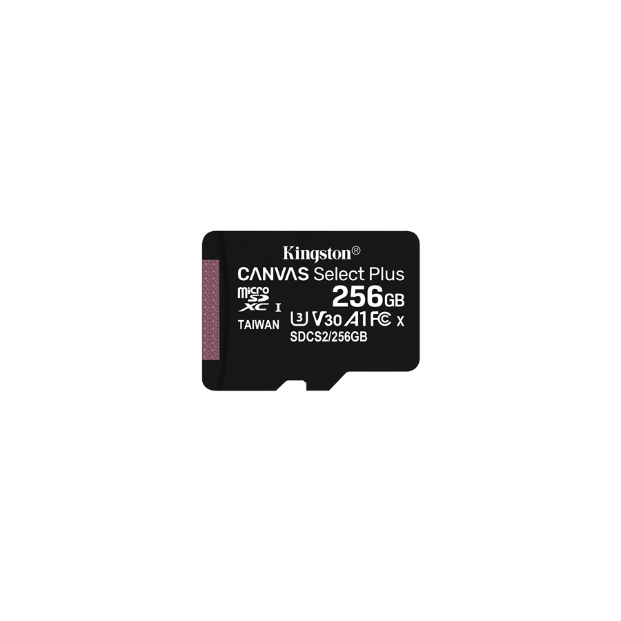 MEMORY CARD MICROSD 256GB UHS-I C10 KINGSTON CANVAS SELECT SDCS2/256GB